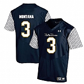 Notre Dame Fighting Irish 3 Joe Montana Navy College Football Jersey Dzhi,baseball caps,new era cap wholesale,wholesale hats